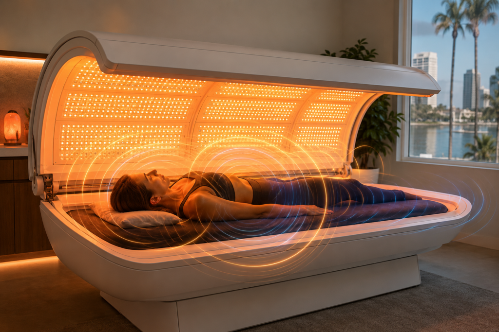 Rife frequency therapy bed for chronic inflammation relief – Light Therapy San Diego